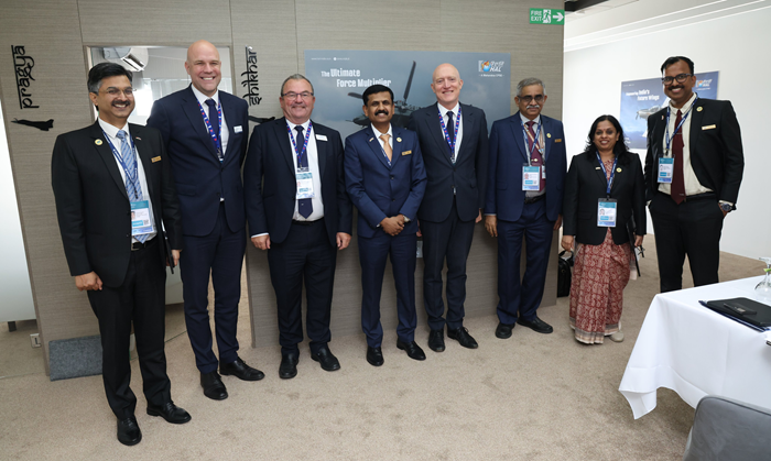 HAL delegation discusses with Director of Business Development & Marketing